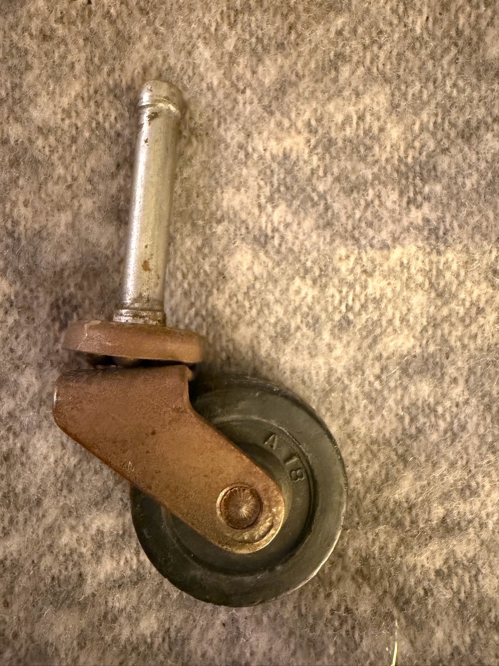 Antique Vintage Caster replacement spare  Wheel from dresser 1940s era